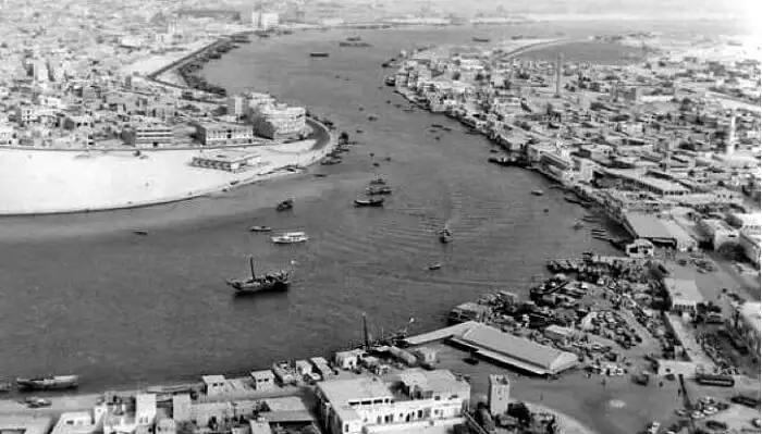 Dubai creek in the 1950s