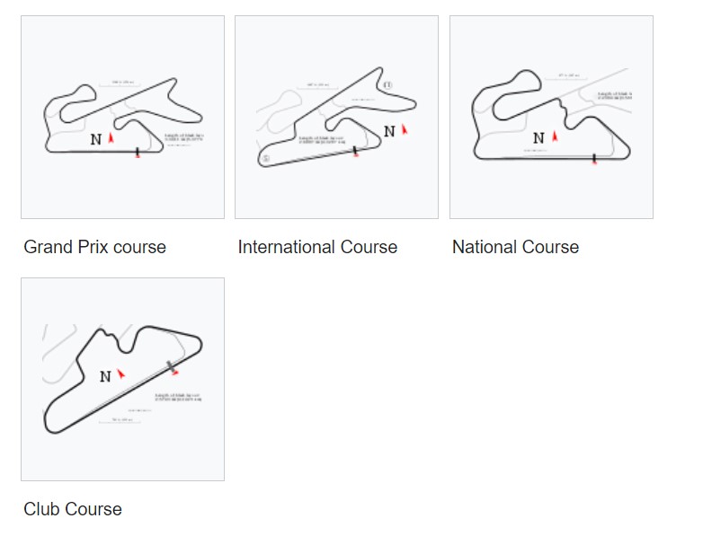 Dubai Autodrome Track Layouts