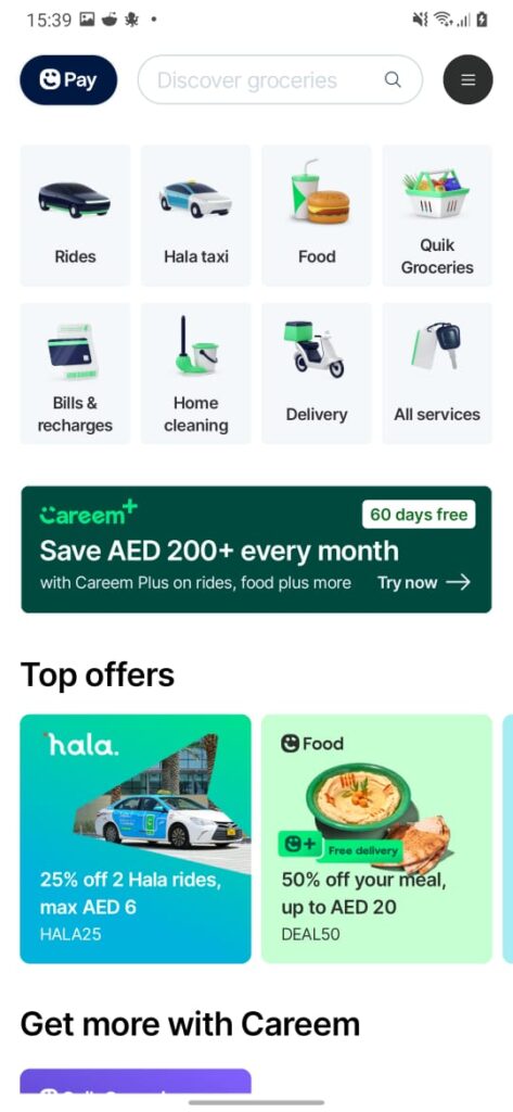 The Careem App Dubai