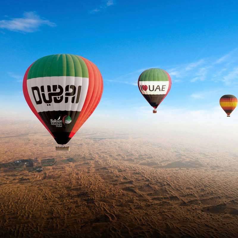 Hot Air Balloons Dubai best places to stay in Dubai for couples.