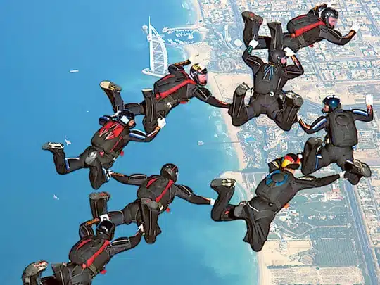 Sky Diving Dubai Competitions