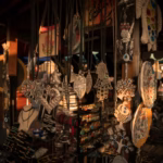 Handmade jewellery and crafts on an outdoor market stall at Jumeirah Beach, the kind of independent finds sold at the Ripe Market Dubai